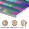Landschap - Paars - Pastel - Huizen PET vilt klein -closeup_NL