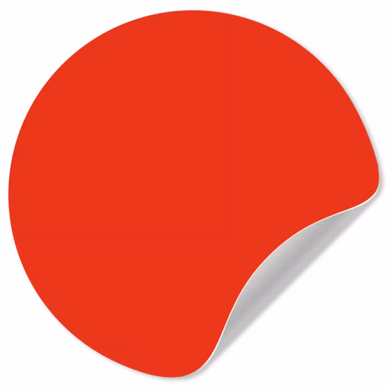 Behangcirkel - Rood - Kleur - Effen