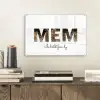 Mem - Lettercollage plexiglas 5mm klein -sfeer1