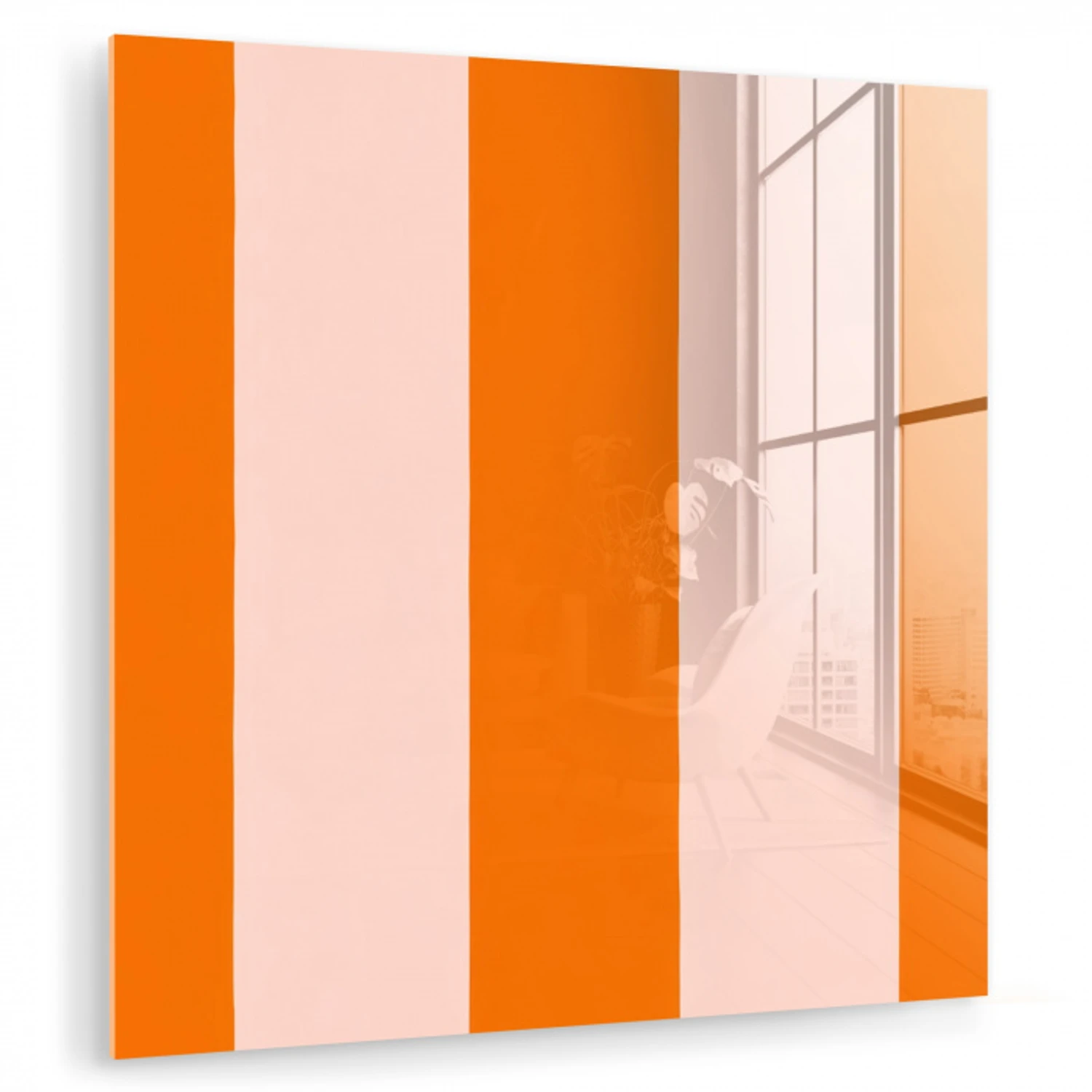Strepen - Modern - Oranje plexiglas 5mm klein 11 -zzzproduct_nieuw
