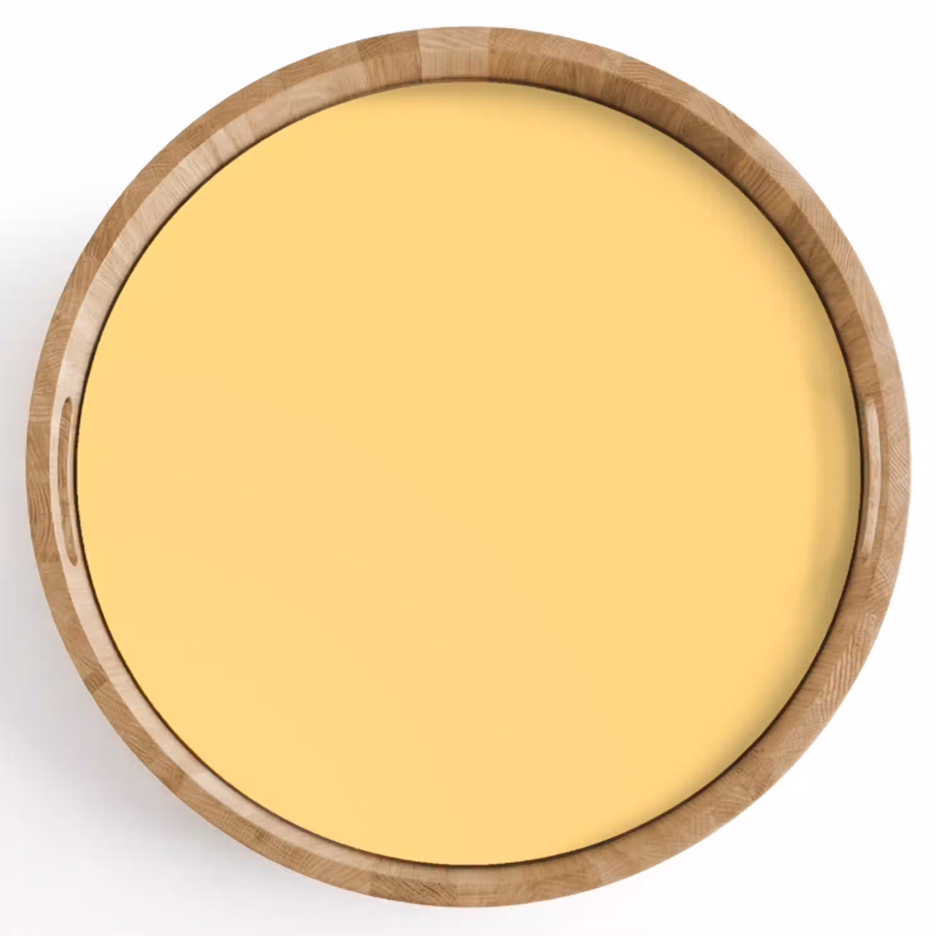 Butter - Geel - Yellow Dienblad Rond middel 914 -z3d_shopping