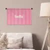 Roze - Gestreept - Belle Wandkleed katoen klein -sfeer4