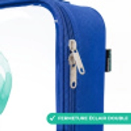 Olifant met blauwe ballon Kinderkoffer - Blauw klein -rits_FR