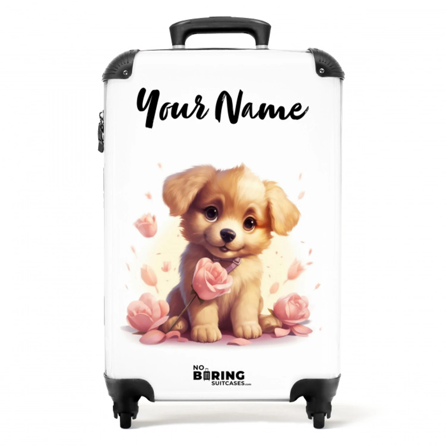 Popke puppy NBS - Handbagage koffer - Kinderen Unisex middel -productfoto_recht