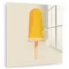 Oranje - Stokje - Waterijsje plexiglas 5mm klein -zzzproduct_nieuw
