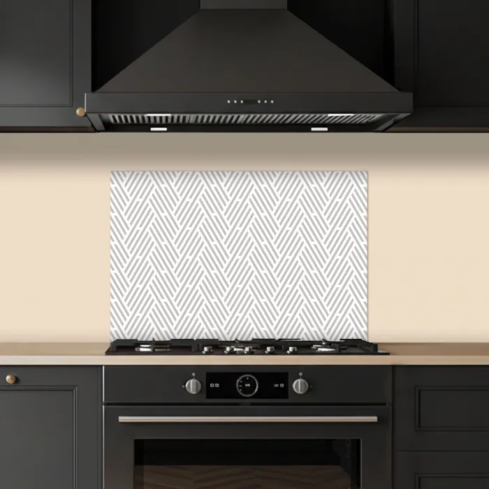 Grafisch - Patroon - Modern - Strepen keuken achterwand spatscherm klein 900 -sfeer1
