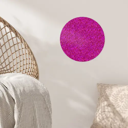 Vloeiend - Olie - Roze - Verf Wandcirkel behangsticker klein 186 -sfeer4