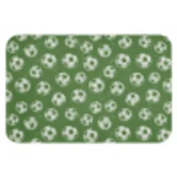 Voetbal - Sport - Groen Badmat klein 997 -3d