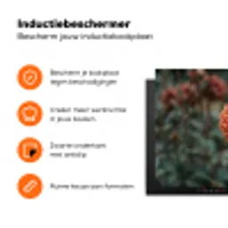 Dahlia - Bloem - Natuur - Sfeervol Inductie beschermer vinyl 3mm klein -zzzzzzz-td-ups