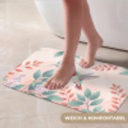 Kolibrie - Vliegen - Natuur - Illustratie - Kleurrijk Badmat klein -USP_ZachtDE