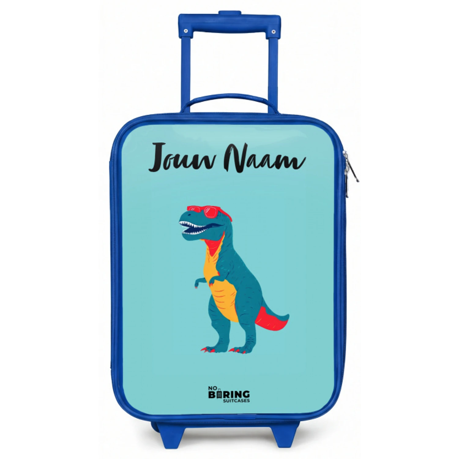 Dino - Dier - Zonnebril Kinderkoffer - Blauw klein -zz3dotto