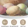 Paashaas - Pastel - Eieren Akoestische PET Vilt - Rond klein -closeup_NL