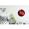 Rood - Appels - Fruit Wandcirkel aluminium klein -kinderkamer