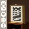 Kaas - Decoratie - Beige - Cheese Light Box met batterij (Wandlamp) middel -USP_websiteoverzichtNL