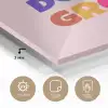 You're doing great - Roze - Kleurrijk plexiglas 5mm klein -sfeer2