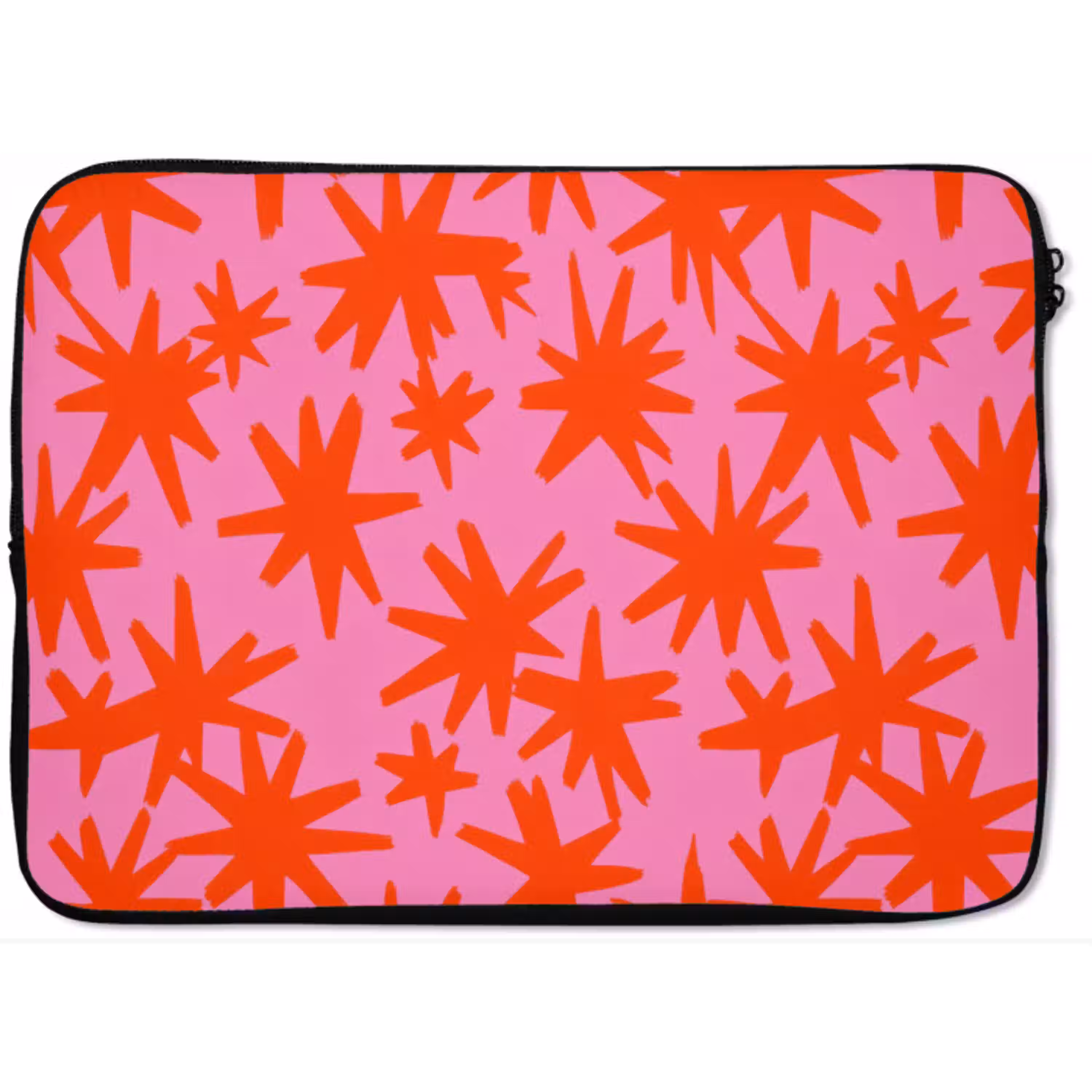Modern - Sterren - Roze laptophoes neopreen klein 279 -zkaufland3dotto