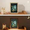 Dinosaurus - Draak - Jungle - Groen Light Box met kabel klein -sfeer3_kind
