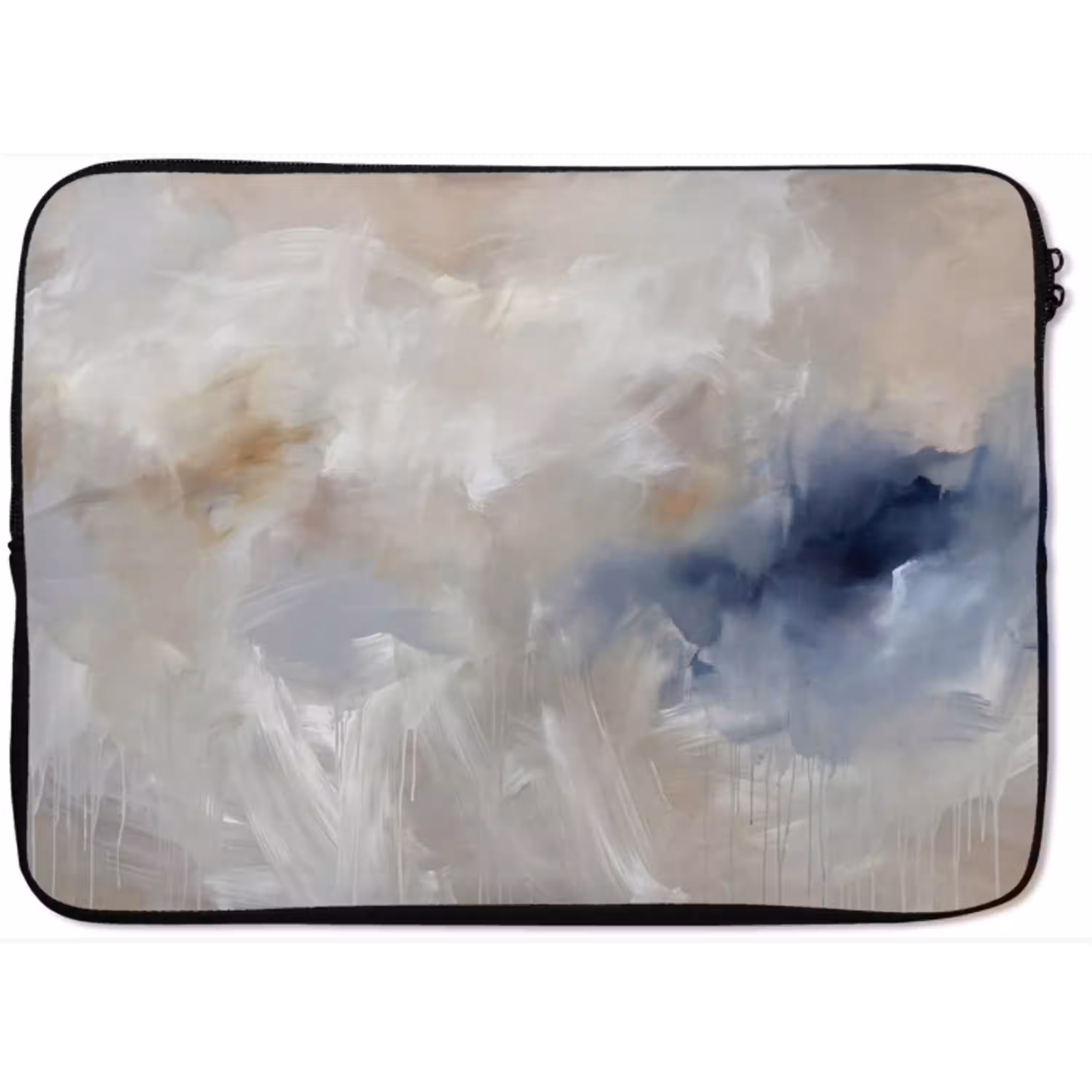 Abstract - Wolken - Sfeer - Modern - Beige laptophoes neopreen klein -zkaufland3dotto