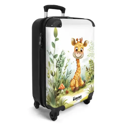 Guusje giraf Koffer - NBS - Handbagage middel -productfoto_3d