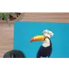 Tucan - Sokkel - Vogel - Koksmuts muismat rubber klein -closeup
