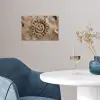 Gezichtje - Zon - Zand - Getekend poster papier klein -sfeer3