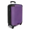 Lederen look lila paars NBS - Handbagage koffer - Volwassenen Unisex middel -productfoto_3d