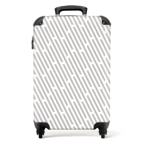 Grafisch - Patroon - Modern NBS - Handbagage koffer - Kinderen Unisex middel 644 -productfoto_recht