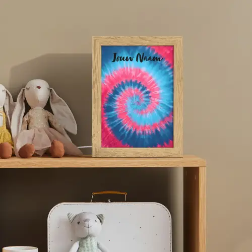 Spiraal - Roze - Blauw Light Box met kabel (Kinderlampje) klein -sfeer2_kind