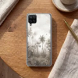 Jungle - Palmbomen - Natuur Telefoonhoesje Samsung Galaxy A12 klein -sfeer1