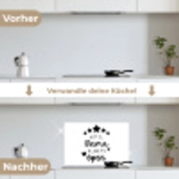 Spreuken - Hotel mama always open - Mama - Quotes keuken achterwand spatscherm klein -voor_na_DE