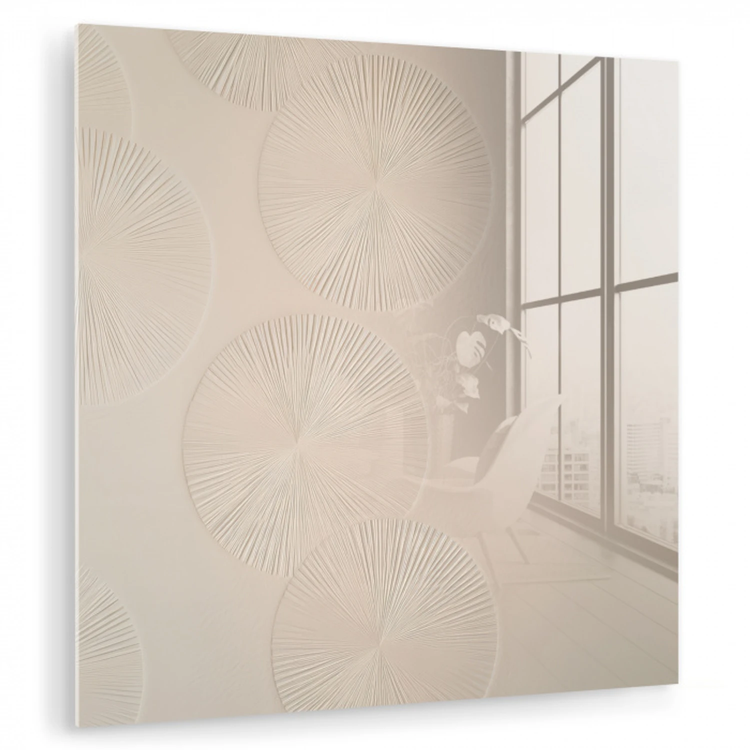 Japandi - Beige - Modern plexiglas 5mm klein -zzzproduct_nieuw