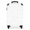 Grafisch - Patroon - Modern - Geweven NBS - Handbagage koffer - Kinderen Unisex middel 644 -productfoto_recht