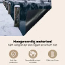 Steiger - Meer - Sneeuw - Bergen - Rustgevend Inductie beschemer met haakjes klein -ky-onderkant-nl