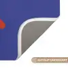 Slow down you're doing fine - Ster - Blauw Badmat klein -USP_AntislipNL