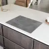 Beton - Grijs - Abstract - Betonlook Inductie beschermer vinyl 3mm klein -sfeer8