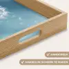 Paardenbloem - Wind - Blauw Dienblad Rechthoek middel -USP_HandgreepNL