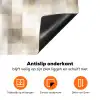 Textuur - Linnen - Beige Inductie beschermer vinyl 3mm klein 276 -zzzzzzz-td-onderkant