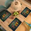 Kruiden - Lepels - Kleurrijk Placemat vinyl groot -zzsfeer5_Kitchenyeah-website
