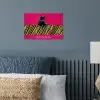 Kat - Baas - Roze - Tijgerprint poster papier klein -sfeer2