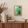 Blad - Plant - Groen - Textuur Light Box met kabel (Tafellamp) klein -sfeer2
