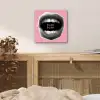 Mond - BLAH BLAH - Roze aluminium wit klein -sfeer3