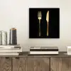 Bestek - Goud - Mes - Vork aluminium wit klein -sfeer1