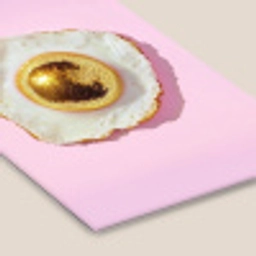 Ei - Disco - Ontbijt - Glitter fotolijst zwart zonder passe partout klein -zsfeer6