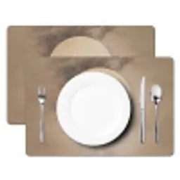 Vogel - Beige - Japandi Placemat vinyl groot -zzsfeer2_Kitchenyeah-website