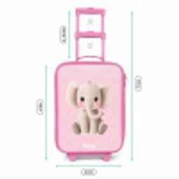 Olifant - Baby - Blosjes - Illustratie Kinderkoffer - Roze klein -productfoto_formaten
