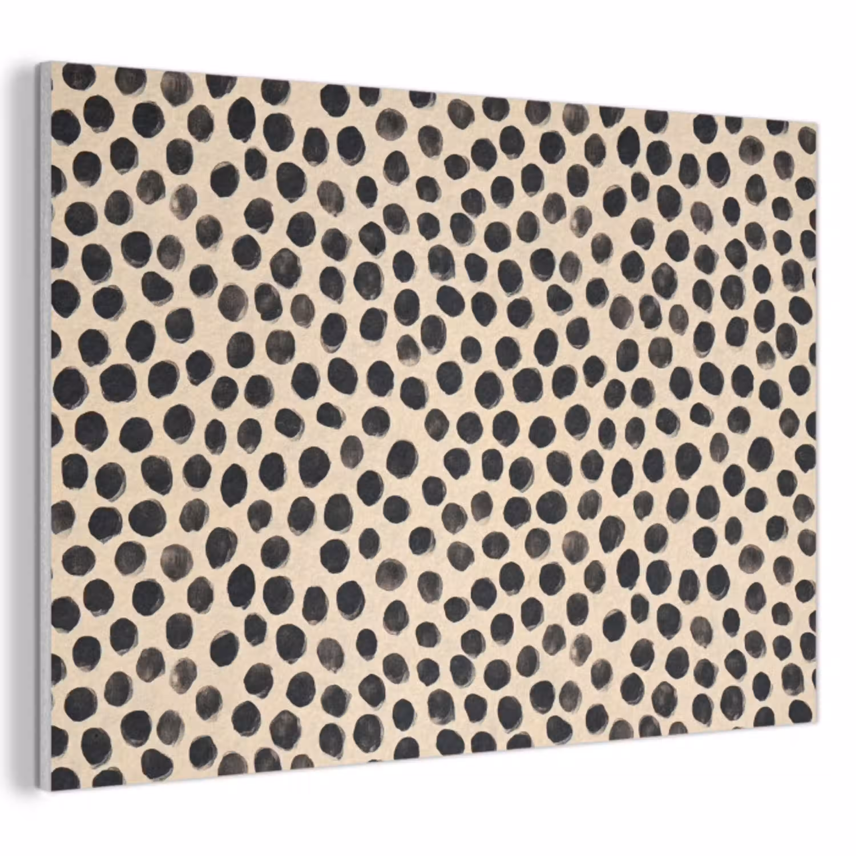 Stippen - Patroon - Zwart PET vilt klein 837 -3d
