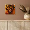 Vrouw - Citroenen - Bloesem - Geel plexiglas 5mm klein -sfeer5