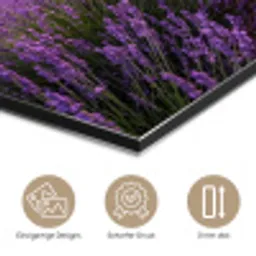 Lavendel - Veld - Natuur - Paars aluminium wit klein -closeup_DE