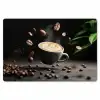 Cappuccino - Kop - Bonen - Bruin Placemat vinyl groot -zzsfeer1_Kitchenyeah-website