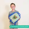 Dier - Dino - Natuur Kinderrugzak - Blauw middel -sfeer1_NL